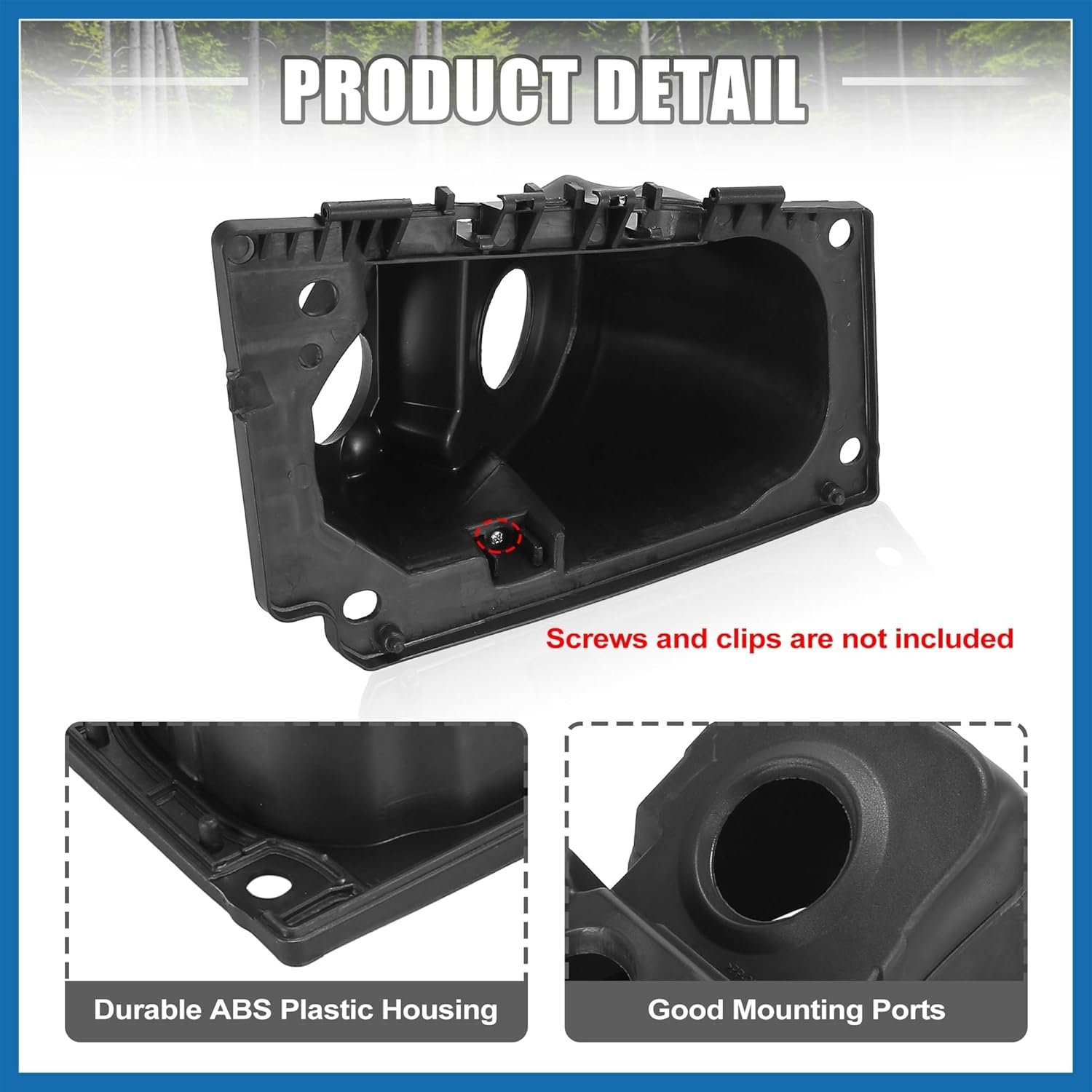 68169762AC Car Fuel Filler Door Housing Pocket for Ram Promaster 1500 2500 3500 2014 2015 2016 2017 2018 2019 Item Replacement