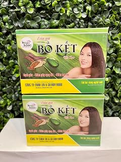 3 Boxes 100% Natural - Bo Ket - Chanh Tui Loc Nguyen Chat - Locust, Lemon, Lemongrass Flavor (Filter Bag)