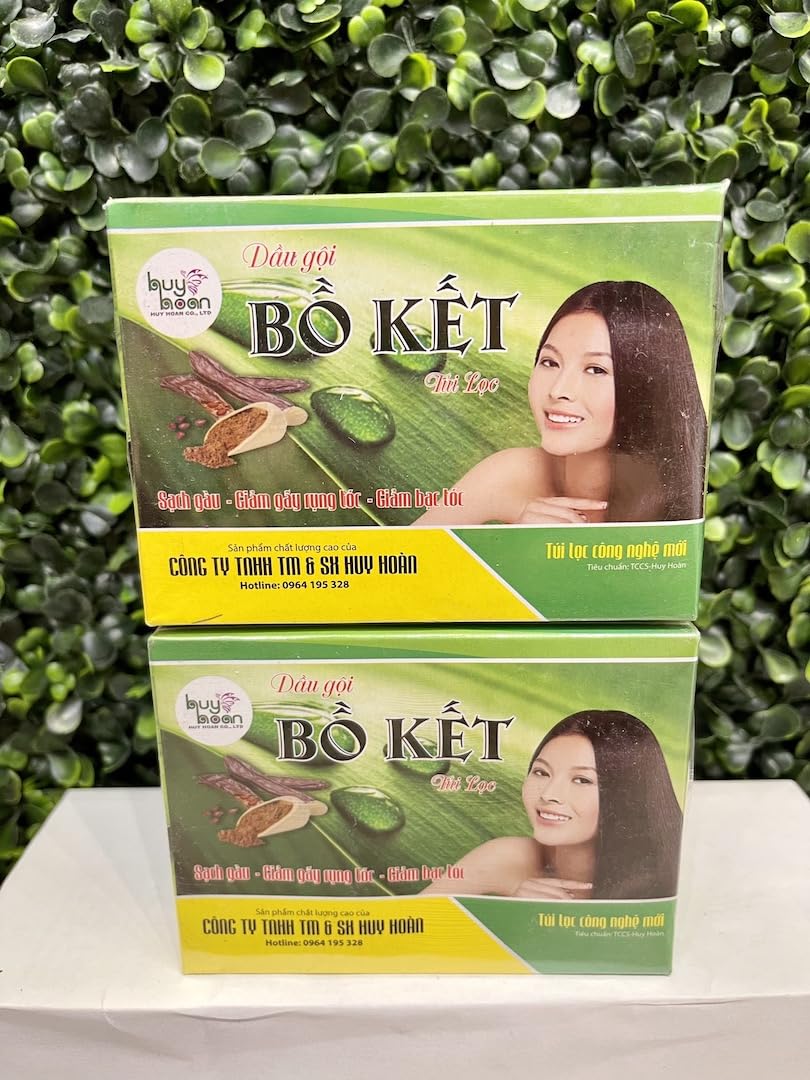 3 Boxes 100% Natural - Bo Ket - Chanh Tui Loc Nguyen Chat - Locust, Lemon, Lemongrass Flavor (Filter Bag)
