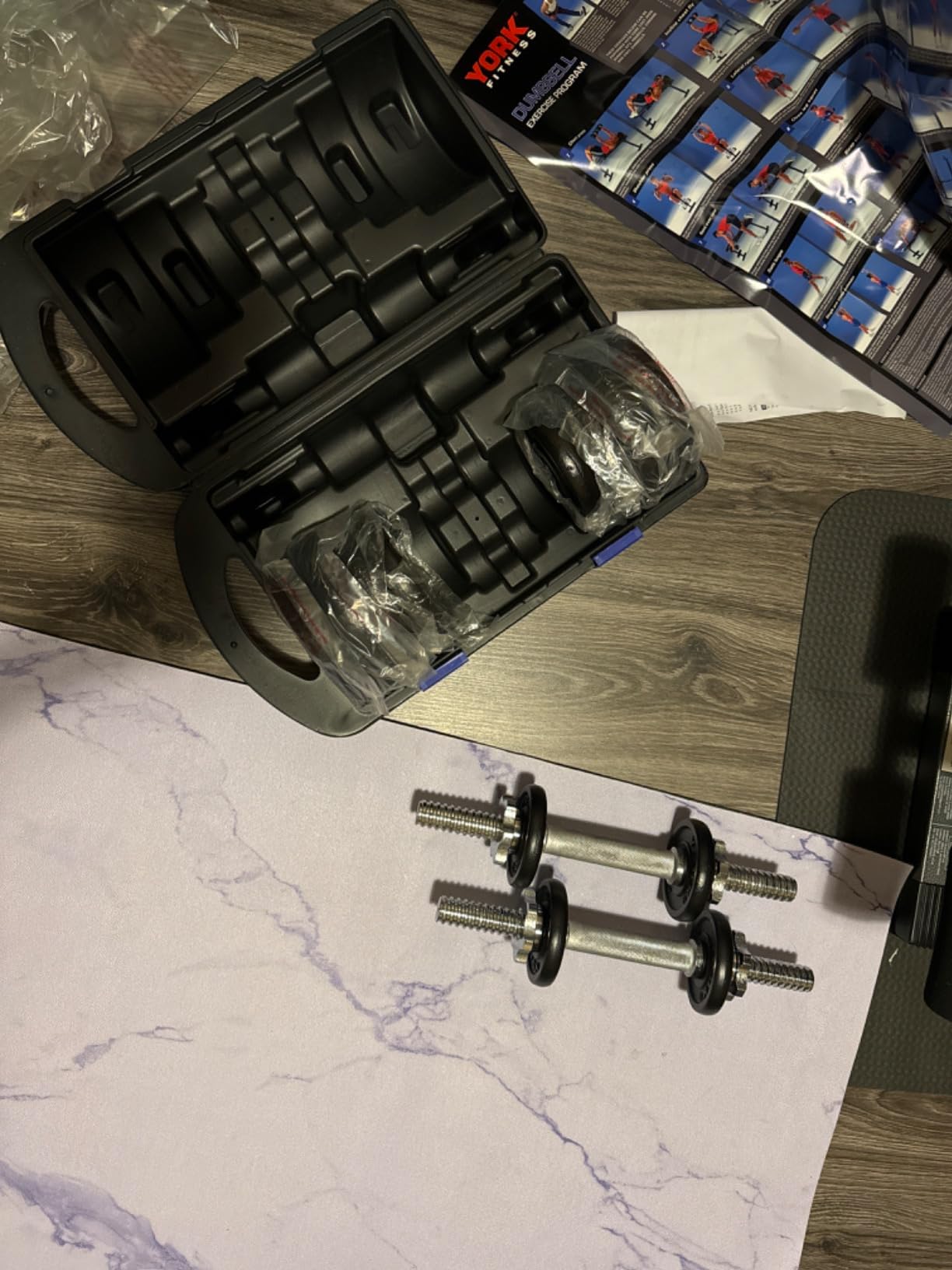 York Fitness Cast Chrome Dumbbell Spinlock Pakistan Ubuy