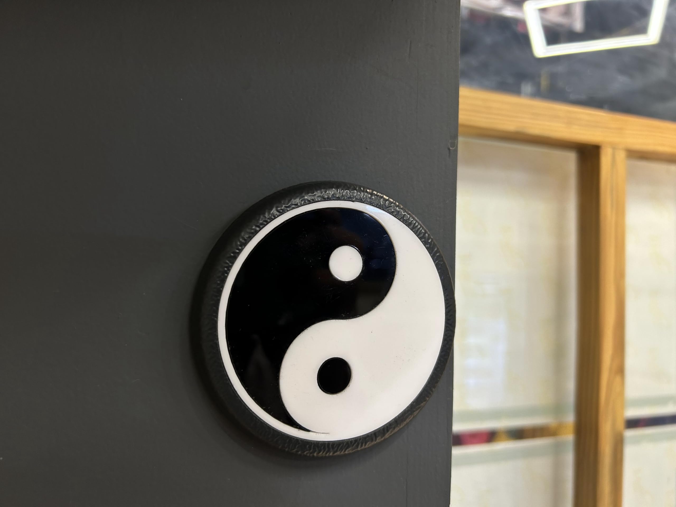 Yin Yang Fridge Magnet – Spiritual Tao Balance Symbol Decorative Refrigerator Magnet for Kitchen, Zen Meditation & Feng Shui Home Décor – Strong Locker & Whiteboard Magnet by The Kalascape