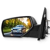 Side View Mirror Fit For 2014-2018 For Chevy Silverado 1500 2014-2017 For GMC Sierra 1500 22820378 Power Adjustment Heating Driver Side Mirror