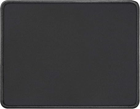 Gaming Mouse Pad, Mousepad Black Surface with Stitched Edges
