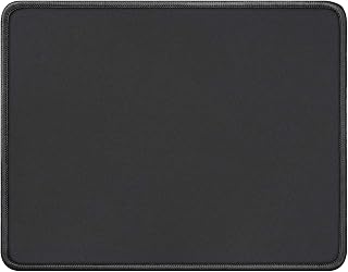 Gaming Mouse Pad, Large Black Surface with Stitched Edges