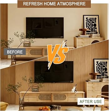 Natural Bamboo Wall Panel for Interior Decor - 7.8 ft x 1.3 ft (94 x 15.6) Narrow Slat Design, Renewable Pole Wrap & Wainscoting Paneling for Walls, Ceiling, Furniture - Raw Bamboo, 1-Pack