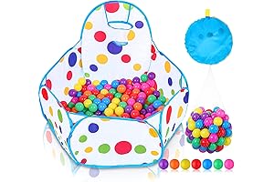 Liliful Baby Playpen With Soccer And Basketball Hoop