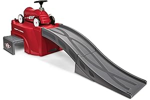 Radio Flyer Flyer 500 Ride-On with Ramp and Car, Red
