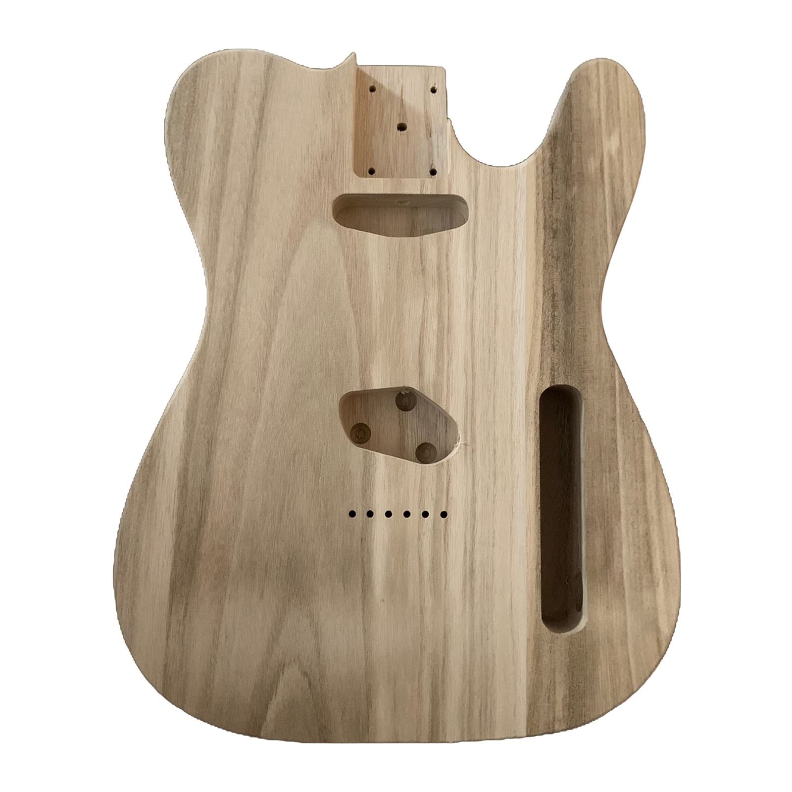 Hollowed Sanding Unfinished Handcraft Electric Guitar Maple Wood Body Barrel for T Style DIY Electric Guitar Body DIY Guitar Kit