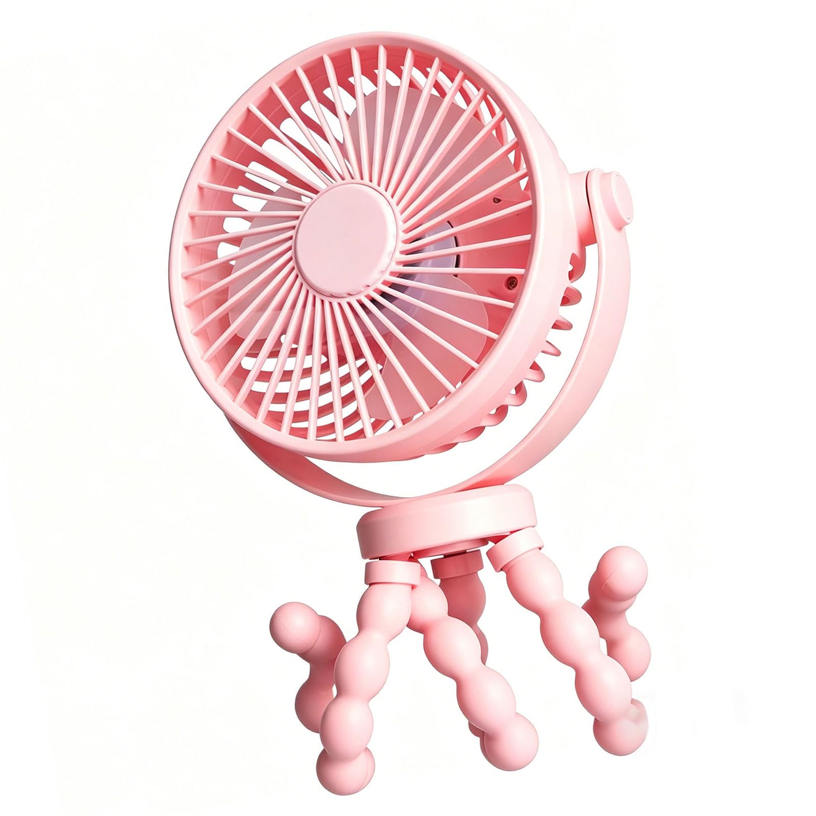 Buxuaaaa Multiple Mounting Compact Fan Featuring Flexible Tripod and 3 to 8 Hours Continuous Cooling Time Adjustable Fan