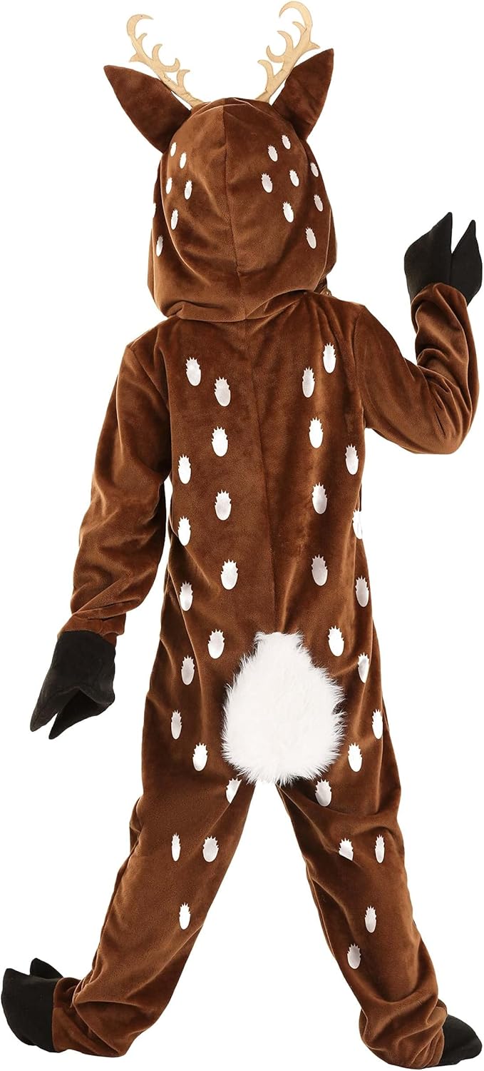 Toddler Fawn Costume | Soft and Snuggly Deer Jumpsuit | Perfect for Woodland Adventure