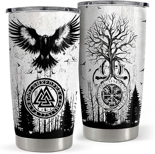 Vista 109 de SANDJEST Vaso de 20 onzas con diseño de águila con la bandera estadounidense, regalos para hombres y mujeres, vasos aislados de acero inoxidable