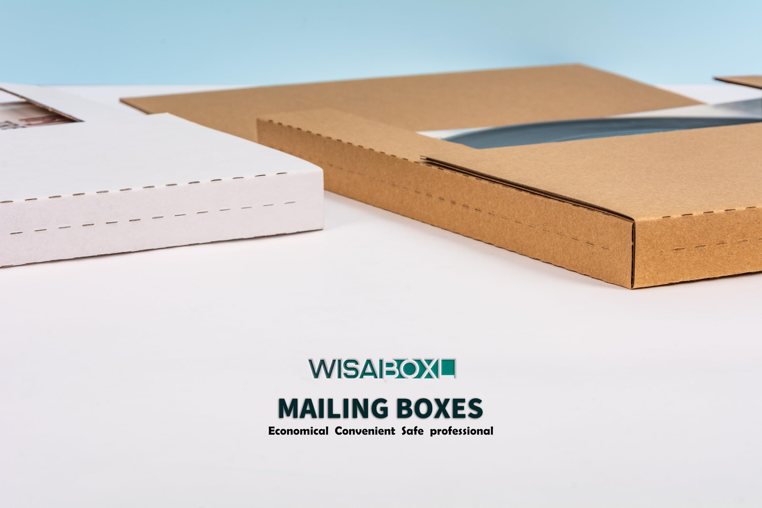 Cajas de cartón corrugado LP para envíos de discos de vinilo de 12.8 x 12.8 x 1 pulgadas, fáciles de plegar, cajas de envío de álbumes de profundidad múltiple con calcomanías frágiles