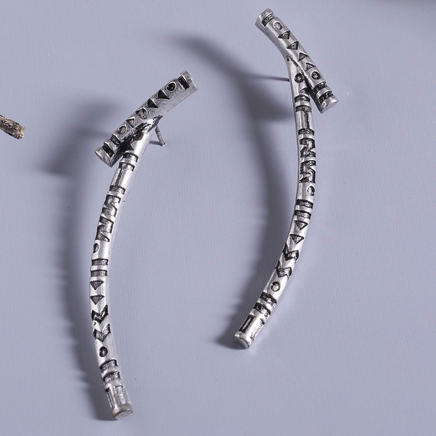 Oxidised Plating Brass Boho Dangler Earrings