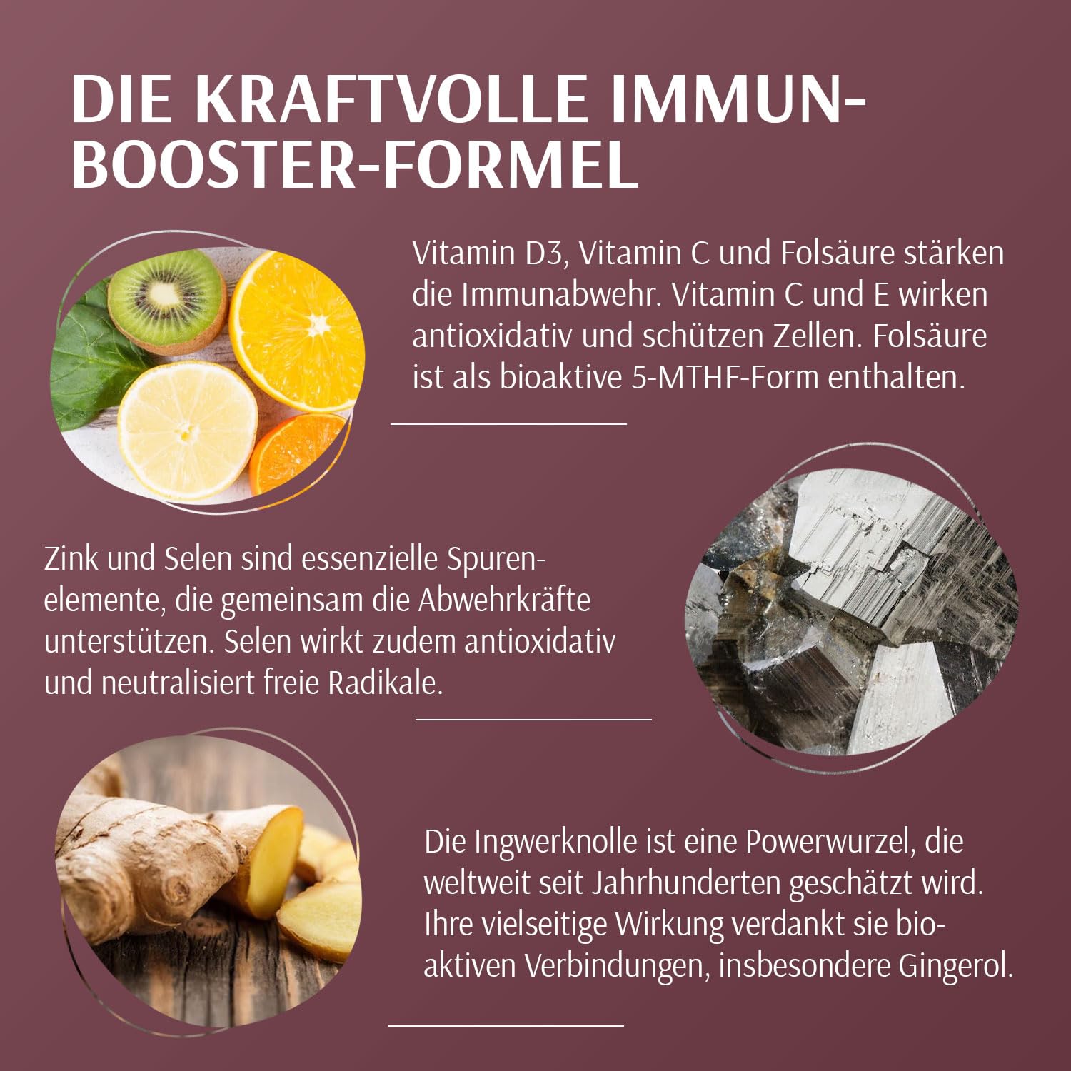 XbyX Immun Heldin 70 g | Multivitamin Immun-Komplex | Vitamin C D E | Zink & Selen | Reishi Shiitake Pilze | Immunsystem stärken | Echinacea Ingwer & Thymian Extrakt | Holunderbeeren Geschmack | Vegan