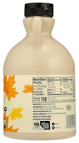 Miniatura 4 de 365 by Whole Foods Market Jarabe de arce grado A ámbar orgánico 32 onzas líquidas