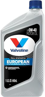 Valvoline European Vehicle Full Synthetic 0W-40 Motor Oil 1 Quart