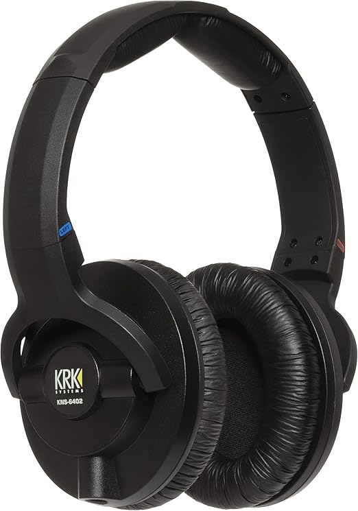 KRK KNS 8402 Studio Mixing/Mastering Headphones, Black (KNS8402