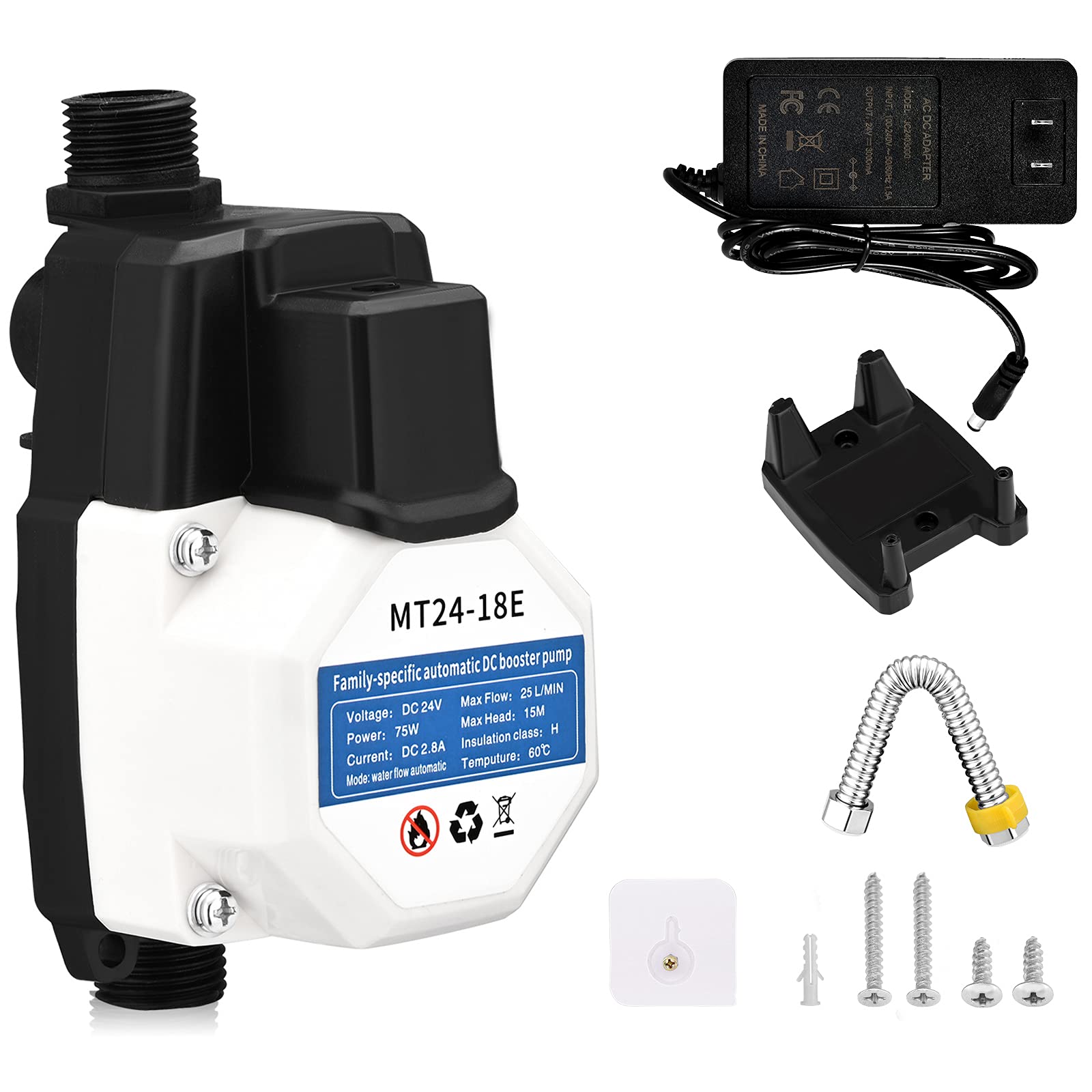 Buy 110V Automatic Waterproof Booster Pump, 75W Ultra Quiet Rustproof