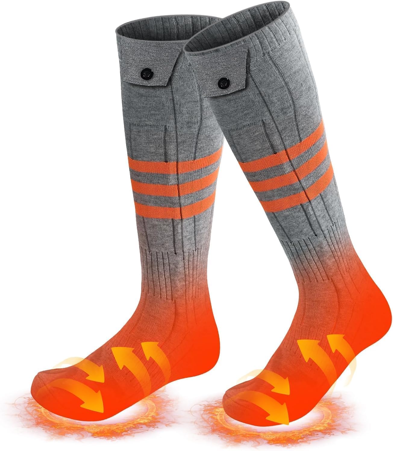 Heated Socks, APP Control Electric Heated Socks for Men Women, Rechargeable Battery Powered Warm Socks, Washable Thermal Socks Foot Warmer for Winter Hunting Skiing Hiking