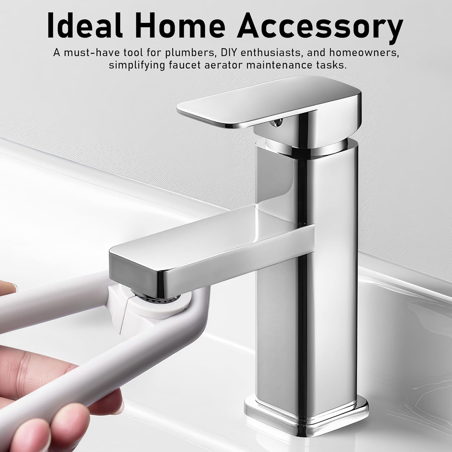 Durable Plastic Construction - Made from high-strength plastic, this faucet aerator removal tool offers excellent toughness and long-lasting use.