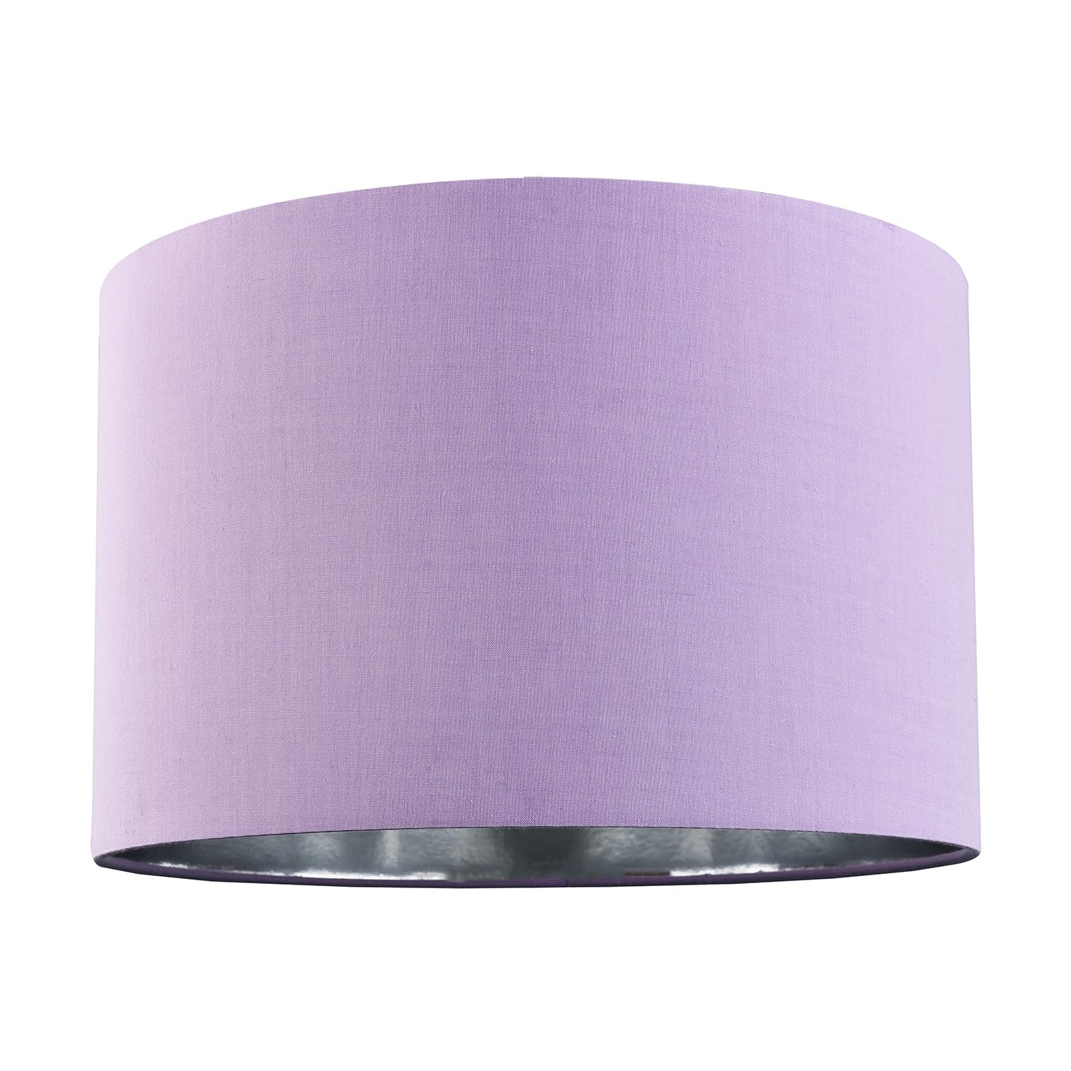 Contemporary and Chic Ochre Cotton 10" Table or Pendant Circular Drum Lamp Shade with Shiny Gold Inner - 60watt Maximum by Happy Homewares — view 60