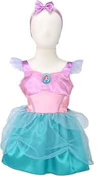 【専用】ディズニープリンセスドレス　カミスキーアリエル　130サイズ　美品 アリエル ピンクドレス カミスキードレス ディズニープリンセス