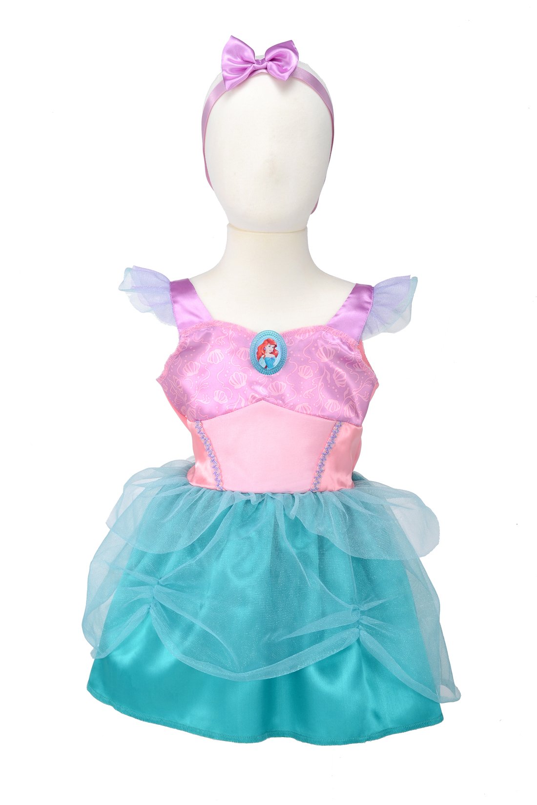 【専用】ディズニープリンセスドレス　カミスキーアリエル　130サイズ　美品 ディズニープリンセス アリエル カミスキードレス Dハロ