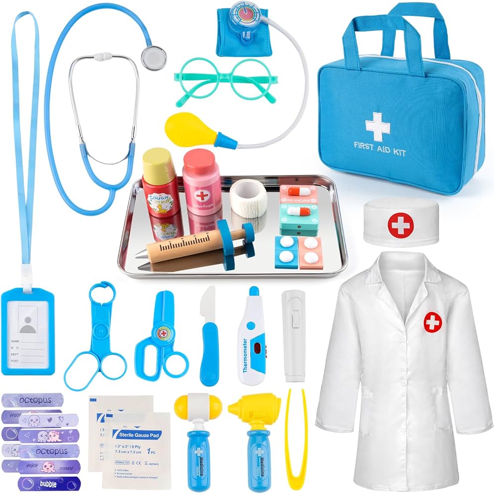 Amazon.com: XZZO Doctor Kit for Kids, 36 Pcs Doctor Play Set kit