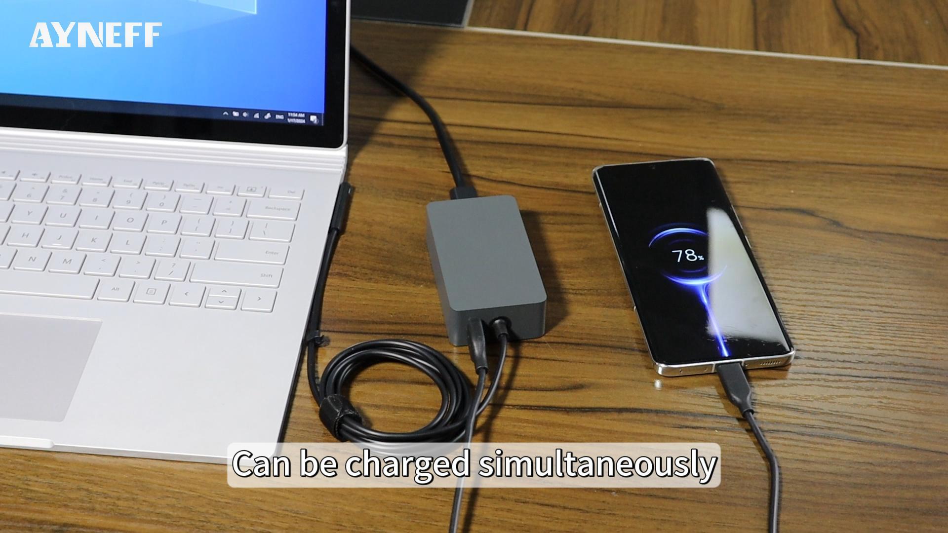 Amazon.com: Surface Book Charger, AYNEFF 15V 4A 65W Surface Pro