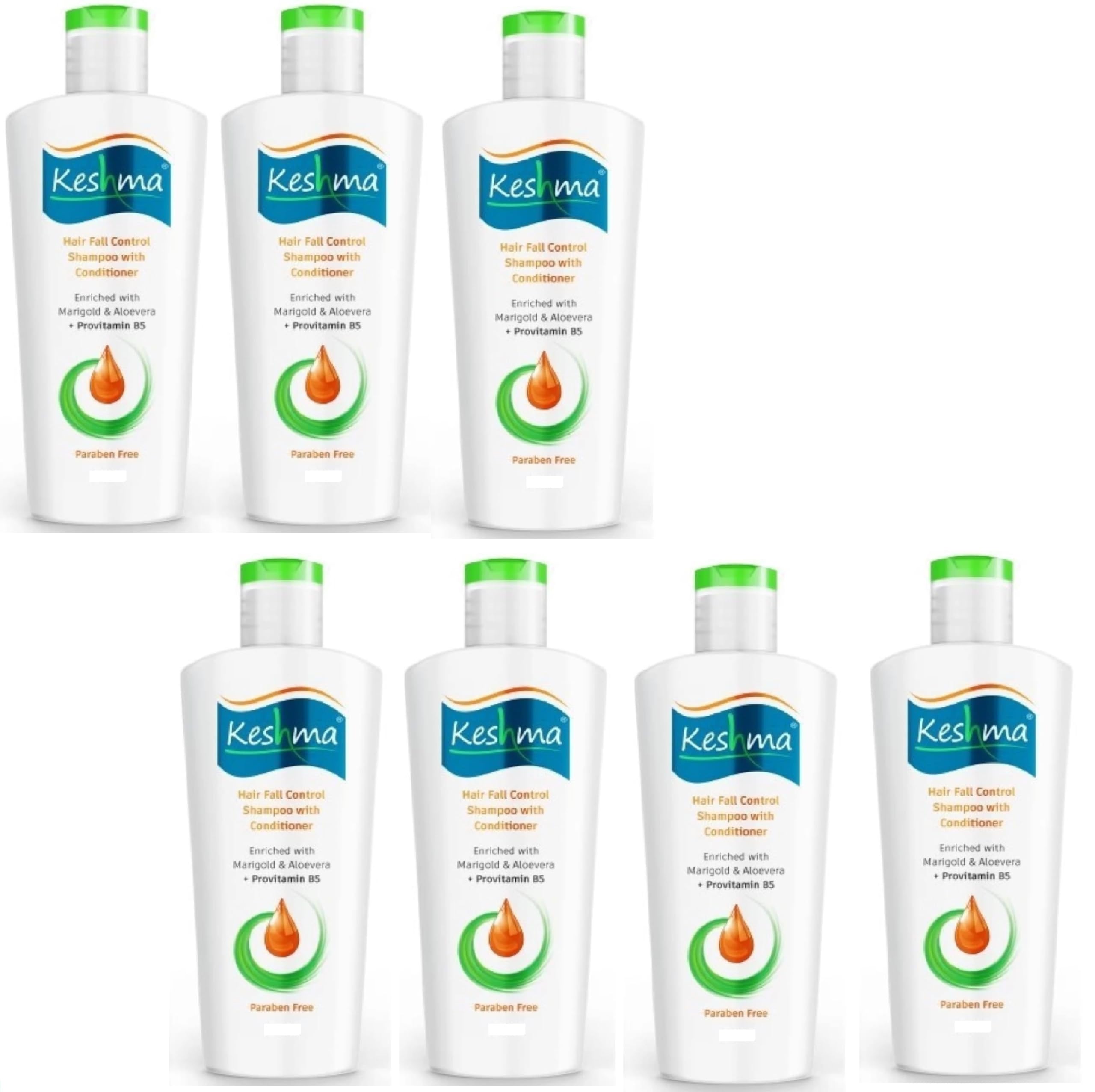 keshma advance (200ml) shampoo pack7.