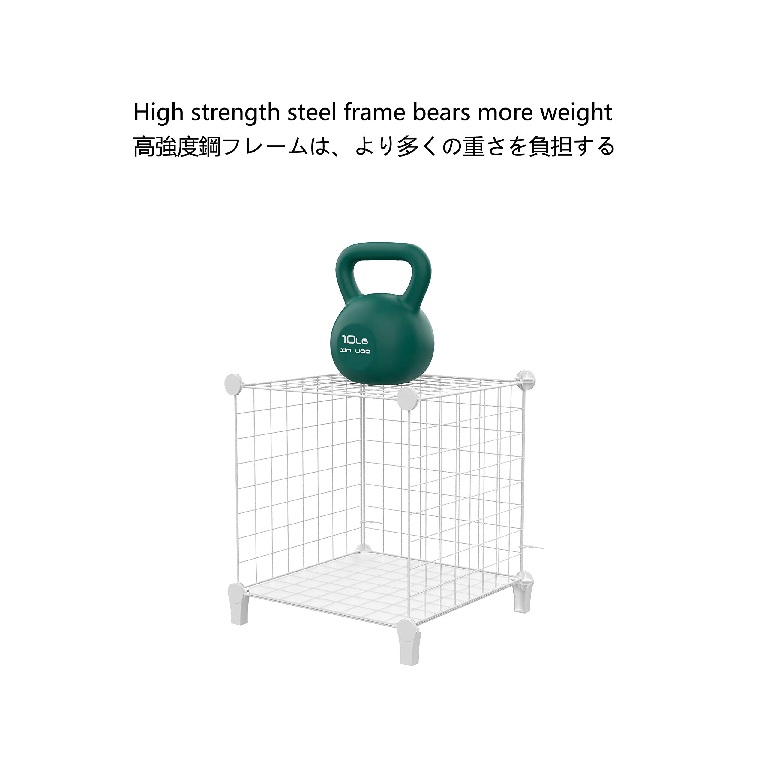 SIMPDIY Bookshelf Multifunction Spacesaving Metal Organizer Wire