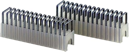 Miniatura 2 de Grapas de cable aisladas, transparentes, para cable de red RG-6, RG-59, coaxial, cable Ethernet, cuerda, cordel y otros cables de hasta 516" de