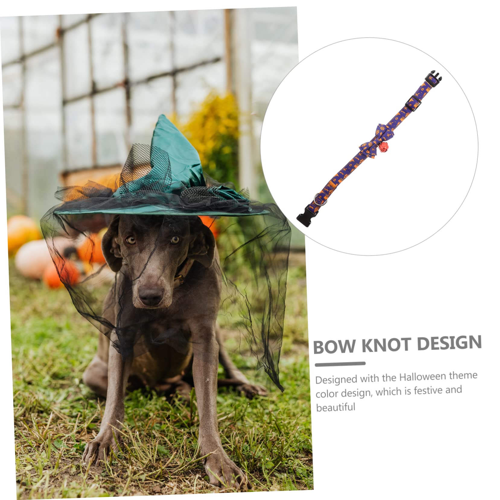 Sosoport 5pezzi Collare Decorativo Per Cani e Gatti Halloween Con Design Tema e Confezione Da Accessorio Festivo Per Animali Domestici Per Foto e Feste Di Halloween