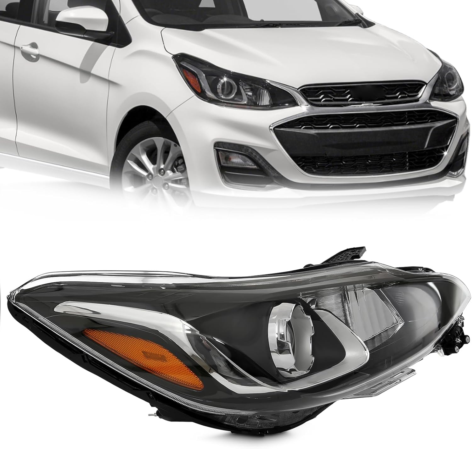 KARPAL Halogen Headlight Headlamp Fits For 2019 2020 2021