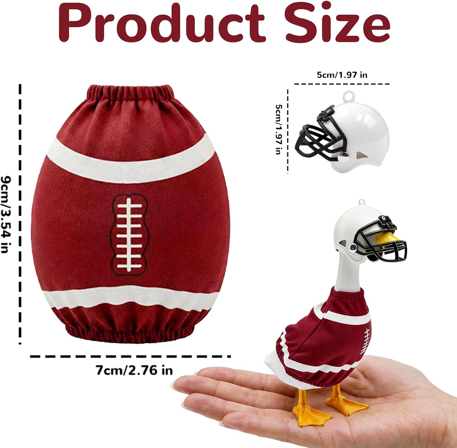 7 Inch Desk Goose Outfits, Mini Desktop Goose Clothes image 2