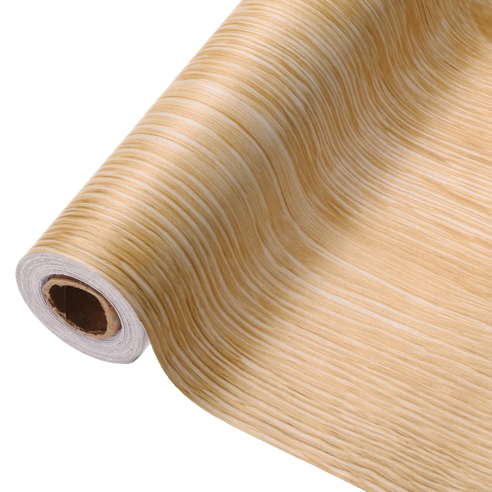 QUARKZMAN Papel Vinilo Autoadhesivo 31.5" x 394" Color Marrón Claro