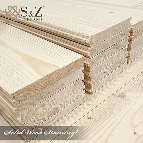 Miniatura 13 de S&Z TOPHAND® Puerta de granero gris oscuro de 54 x 84 pulgadas con kit de herramientas corredizas de 10 pies, estilo moderno sin terminar/madera