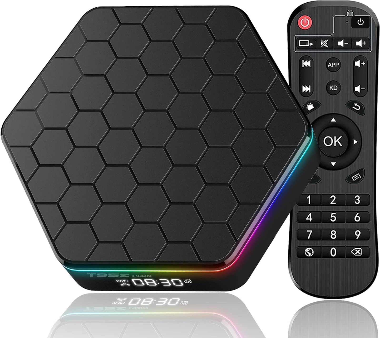 BL 2022 Android TV Box 12.0 TV Box Android 4GB RAM 64GB ROM Allwinner H618 Quad-Core Cortex-A53, TV Box 4K 6K with WiFi 6 2.4/5G Dual WiFi Bluetooth 5.0 3D 100M Ethernet USB 2.0 Smart TV Boxes, Black