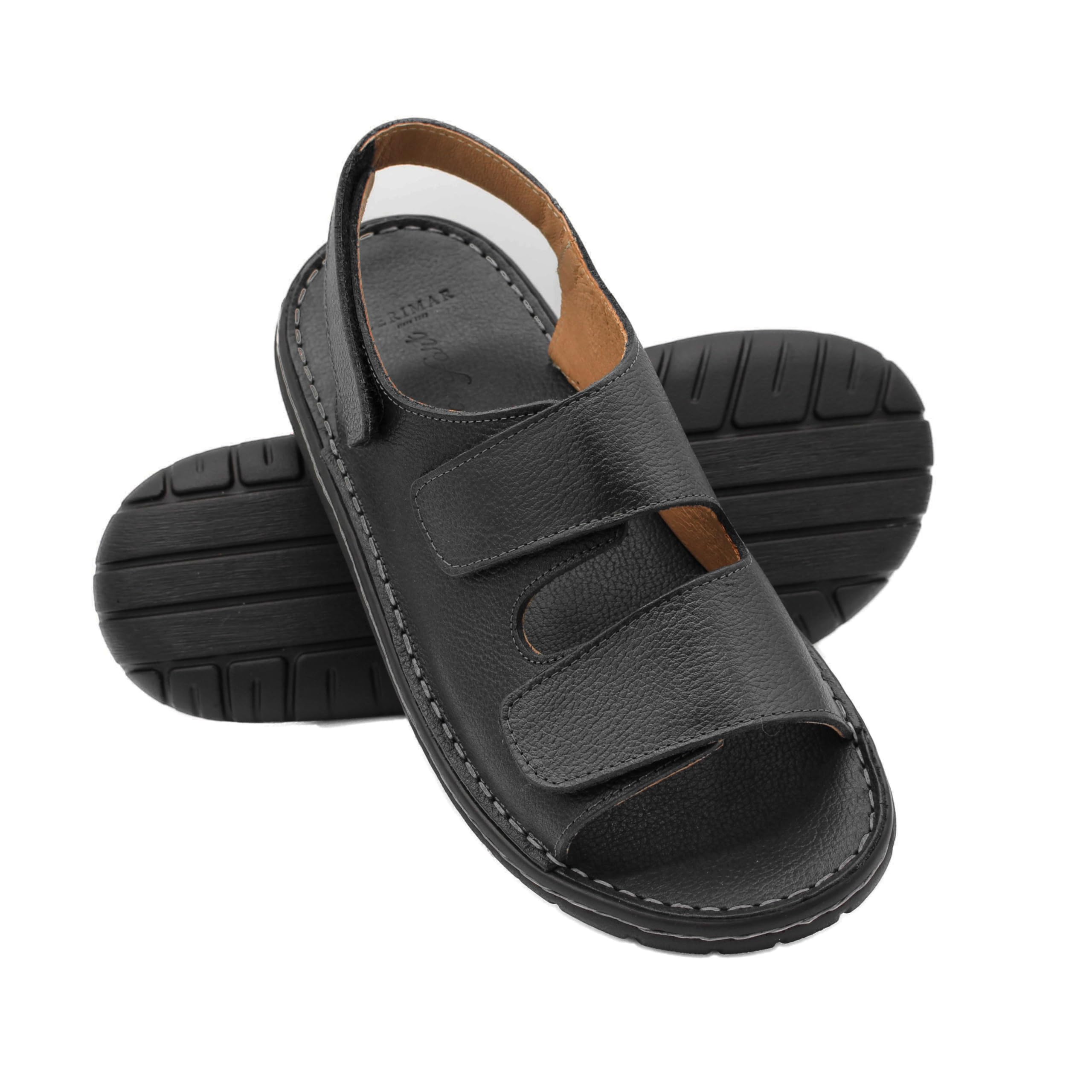 Zerimar Sandalias Hombre de Verano - Sandalias Hombre Cuero - Chanclas Hombre - Chanclas niño - Sandalias Senderismo Hombre - Sandalias Vestir