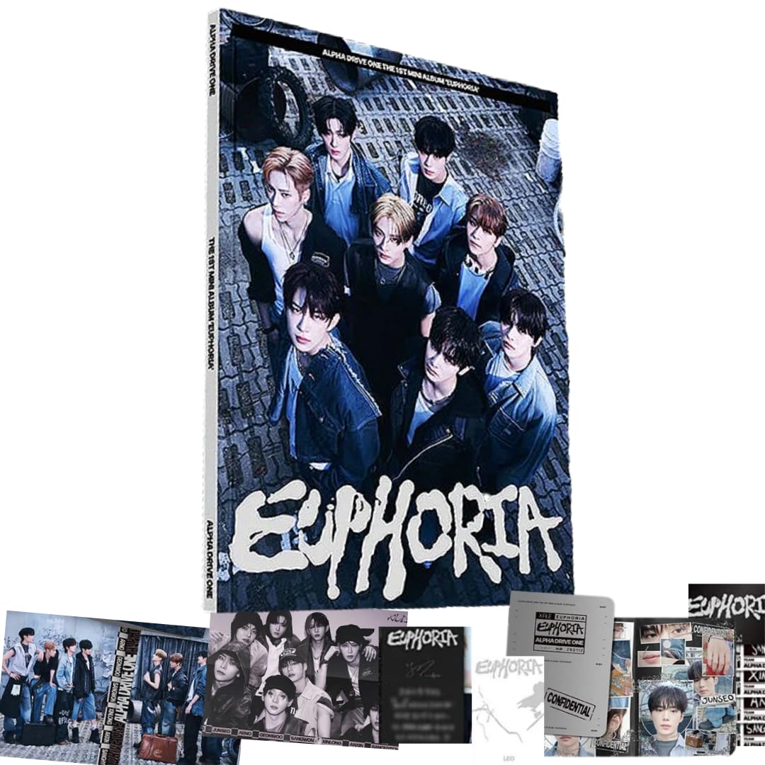 Alpha Drive One EUPHORIA 1er Mini Album Freak Alarm Ver CD et photobook officiel pour collectionneurs
