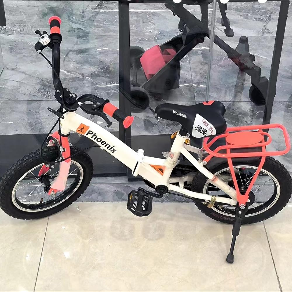 Komoke Cavalletto Laterale Per Bici Bambino 14 Pollici - Fissato Con Molla, Altezza Fissa, Universale - 3