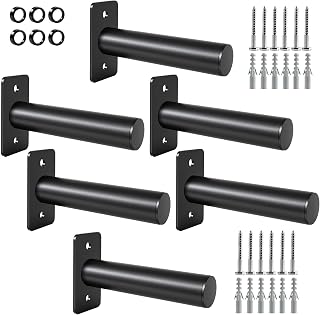 CAELUM Weight Plate Holder, Wall Mounted Weight Rack for 2-Inch Olympic Plates, Heavy Duty Alloy Steel Plate Holder, Max Weight Capacity 330lb, Space-Saving Storage Stand for Home Gym Organization