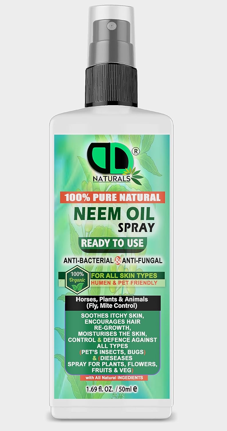 DD Organic Neem Oil A Natural Garden Bug Spray for Plants & Horses