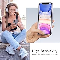 Vista 4 de Protector de pantalla para iPhone XC, cristal templado resistente a los arañazos, 4