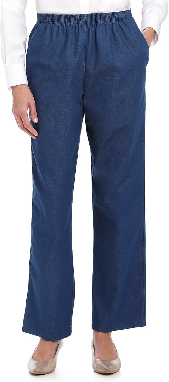 alfred dunner petite pull on pants