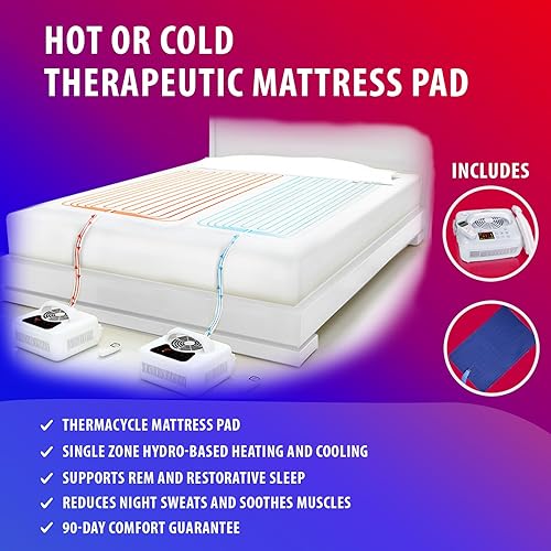 Miniatura 4 de Almohadilla de almohada circulante de agua para termociclo almohadilla de enfriamiento y calefacción para dormir para la cabeza, ayuda natural para