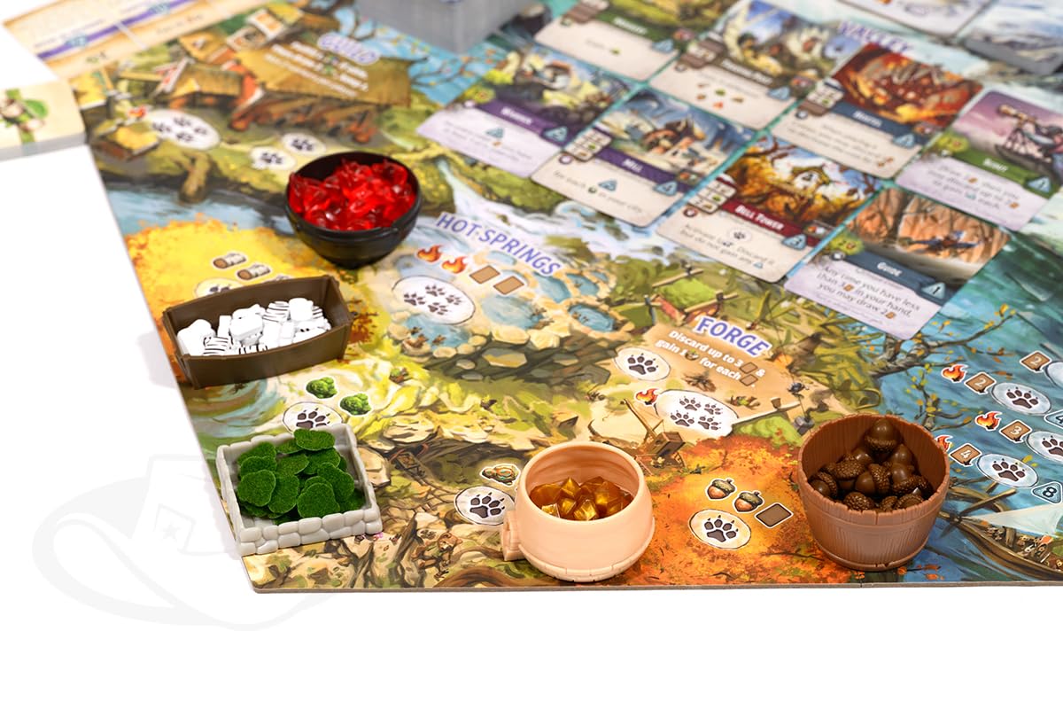 Everdell Silverfrost Deluxe Resource Vessels - Supporti per componenti 3D premium, accessori per giochi da tavolo aggiornati, supporti per risorse e gettoni
