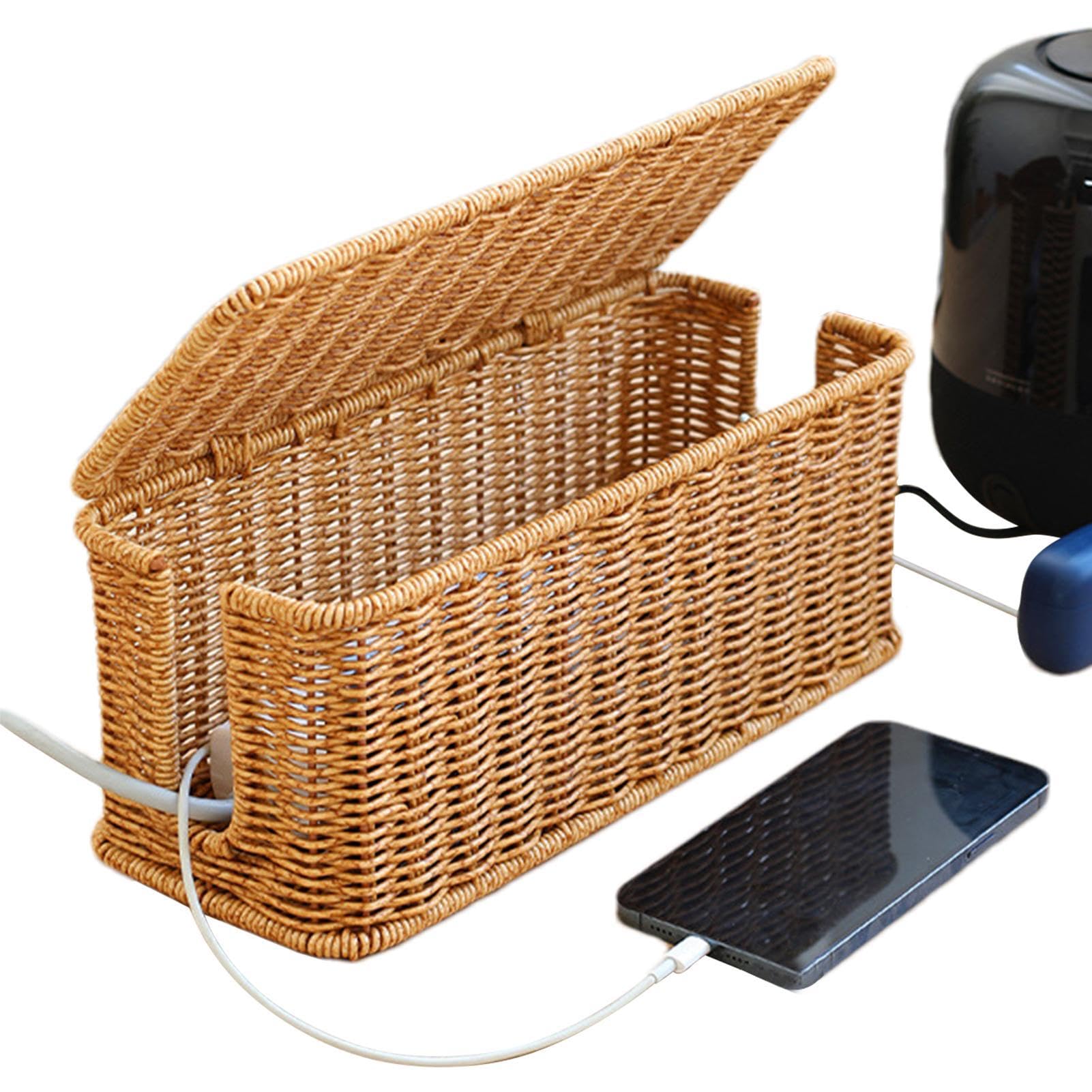 Amazon.co.jp: ケーブル収納ボックス ケーブルボックス 電源タップ