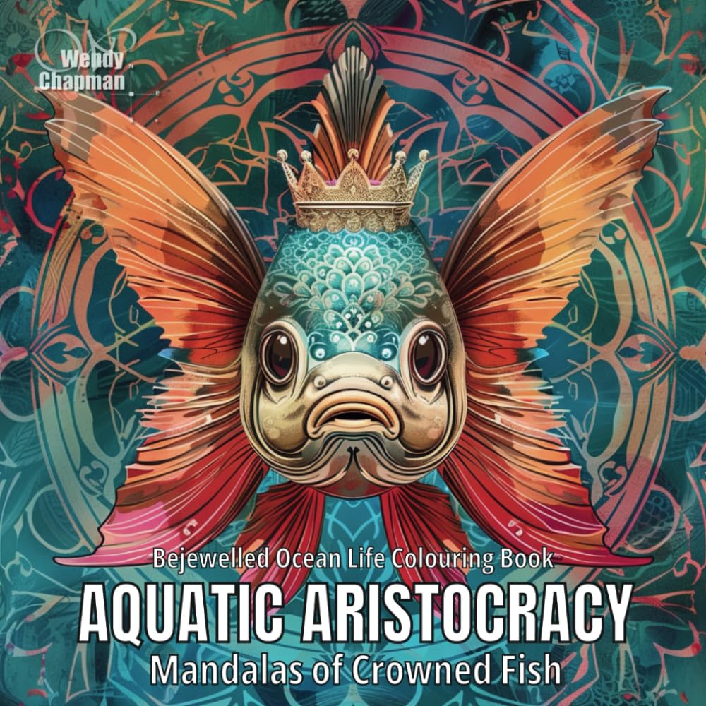 Aquatic Aristocracy Mandalas of Crowned Fish
