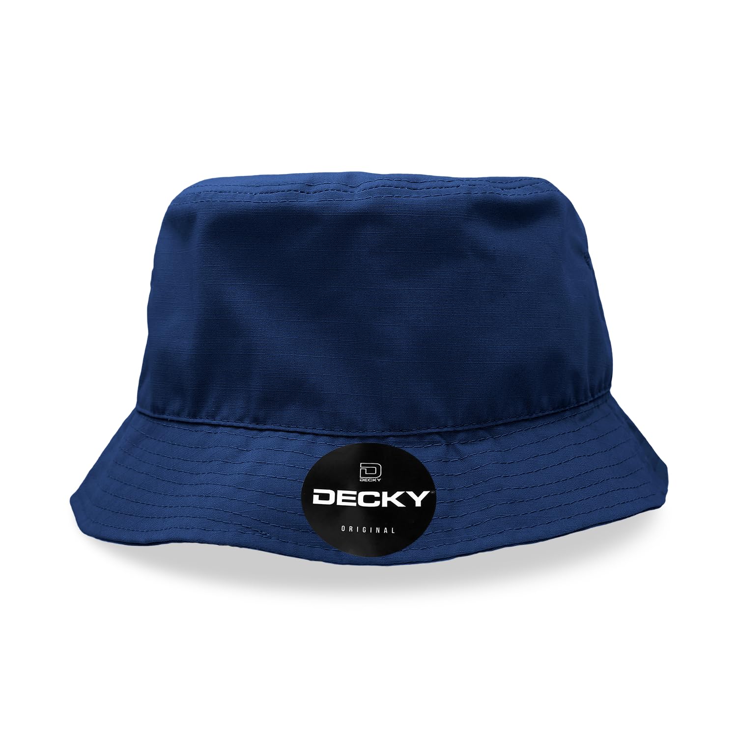 DECKY Unisex's Relaxed Ripstop Buckets, granatowy, kapelusz S_m, niebieski, S, NIEBIESKI, S